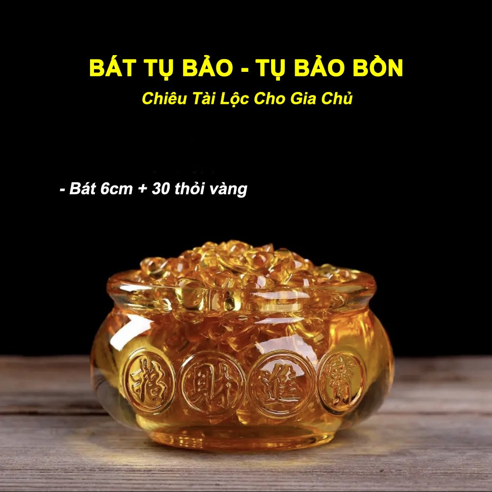 Bát Tụ Bảo 30 Thỏi Vàng