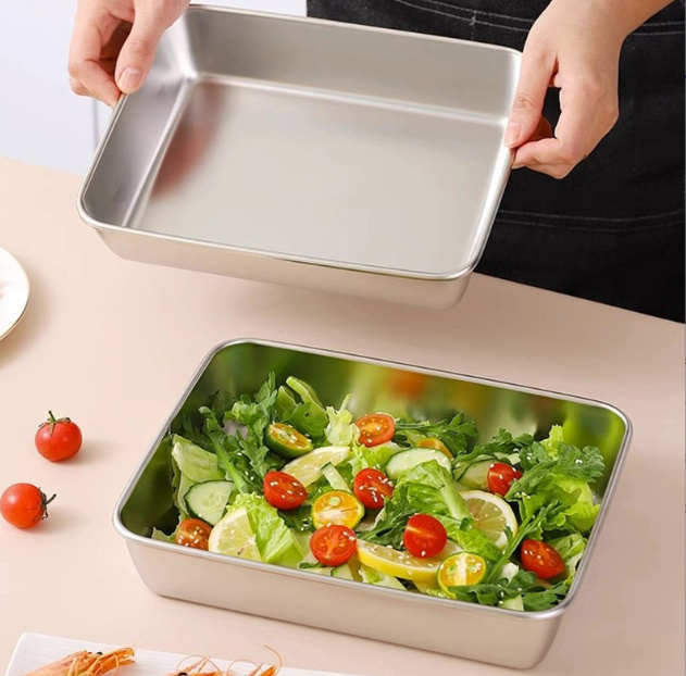 5 Hộp Inox Chữ Nhật (25cm*20cm)
