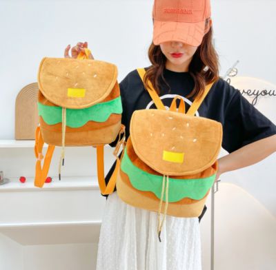 Balo Bánh Hamburger Size Lớn - clip