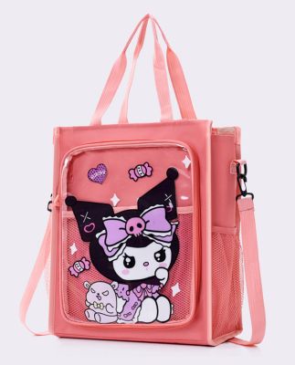 Túi Học Thêm Kuromi ( hồng cam)