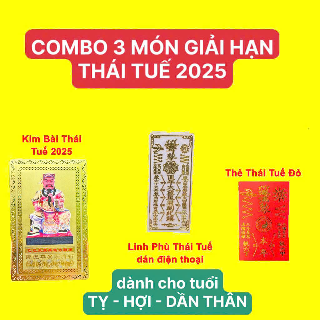 Combo 3 Món Thái Tuế 2025