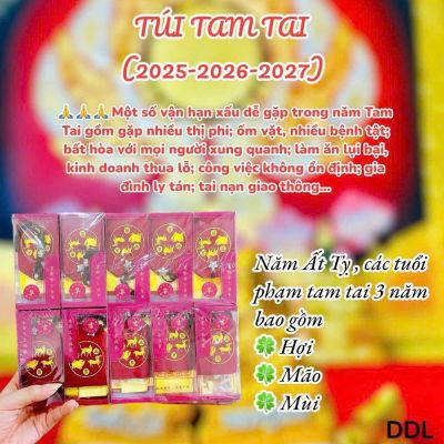 Túi Tam Tai 2026 ( Tuổi Hợi, Mão, Mùi)