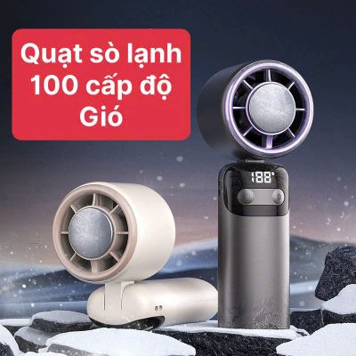 Quạt Sò Lạnh - 100 Cấp Độ Gió - clip
