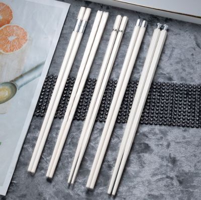 Set 5 Đôi Đũa Sợi Thuỷ Tinh Mạ Bạc