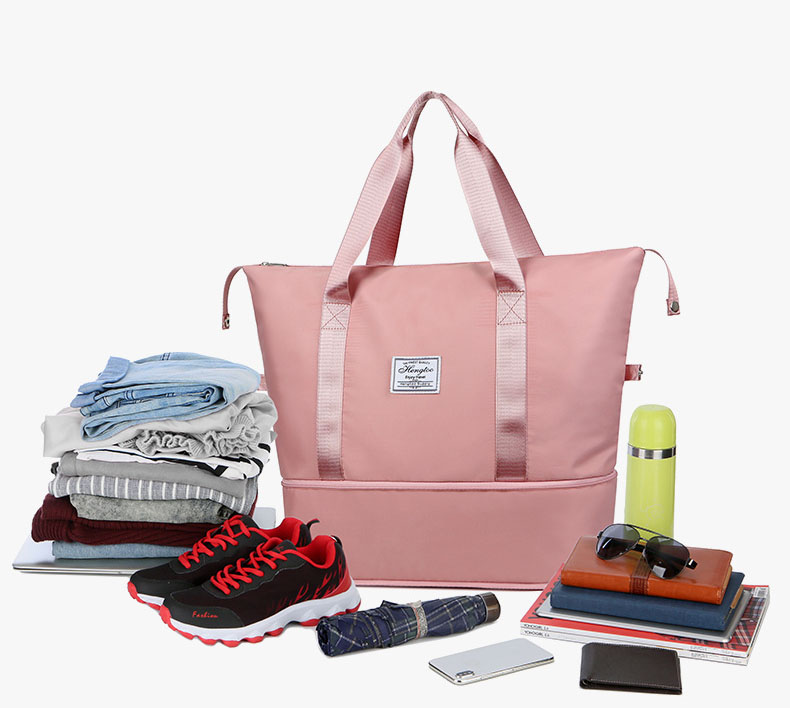 Túi Xách Du Lịch 2 Tầng Xếp Gọn - clip