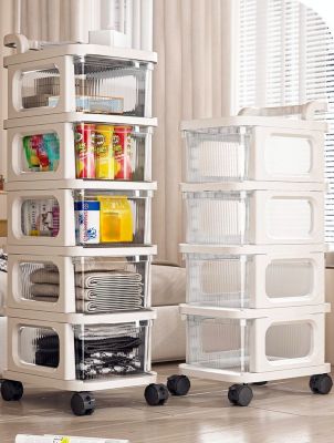 Tủ Trong 5 Tầng Có Bánh Xe