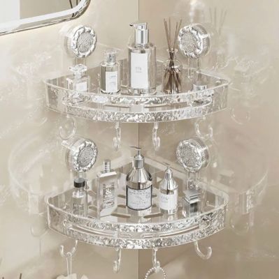 Kệ Góc Treo Tường - Hút Chân Không