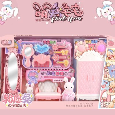 Thỏ Trang Điểm Kèm Gương