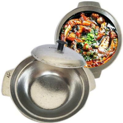 Nồi Gang Đúc Nguyên Khối 22cm