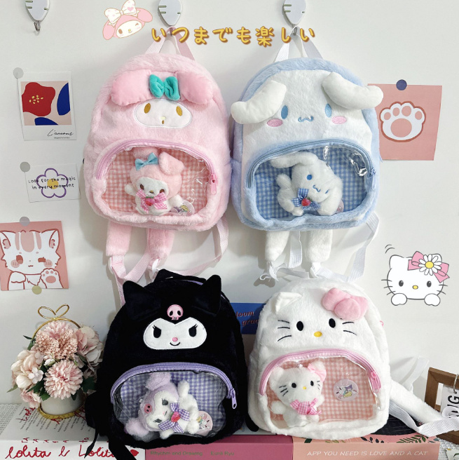 Balo Sanrio Kèm Phụ Kiện – clip