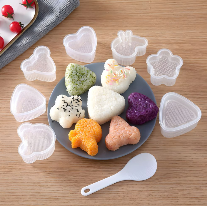 Bộ Khuôn Làm Cơm 8 Món - clip