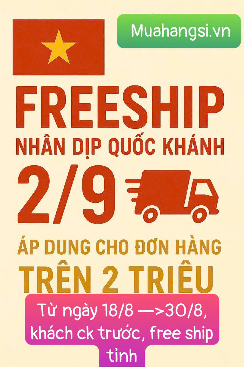 FREE SHIP ĐƠN HÀNG TRÊN 2TR