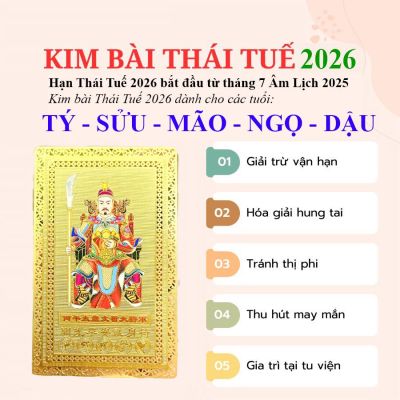 Kim Bài Thái Tuế 2026