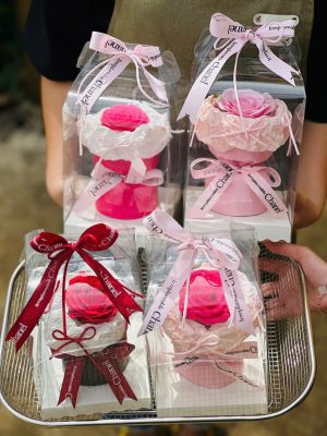 Hoa Sáp Hộp Trong Suốt