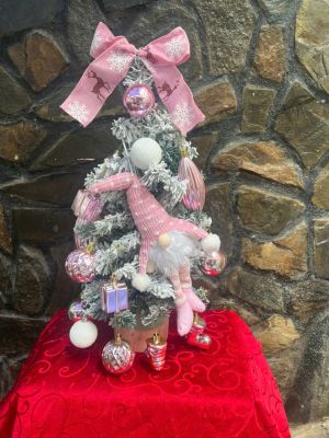 Cây Thông 50cm , Kèm gấu, Phụ Kiện (như hình)