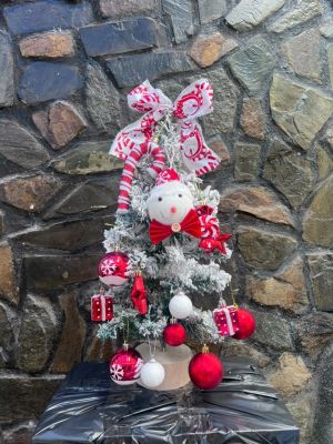 Cây Thông 50cm , Kèm gấu, Phụ Kiện (như hình)