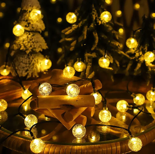 Đèn Bi Vàng (8m-36 bóng- 1 chế độ đèn)