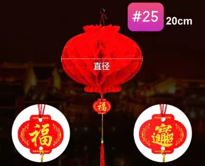 Set 10 Lồng Đèn Tổ Ong #25