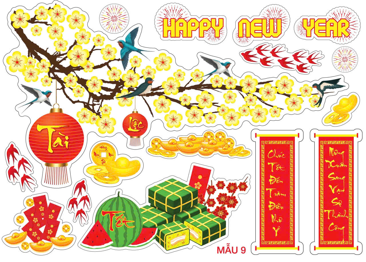 Decal Tết 2026