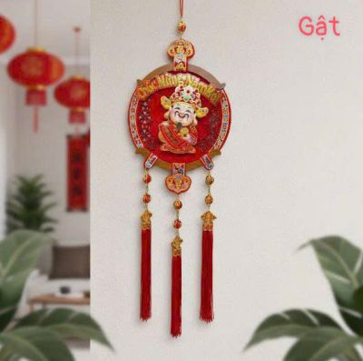 Thần Tài Bảng Gỗ  - Gật