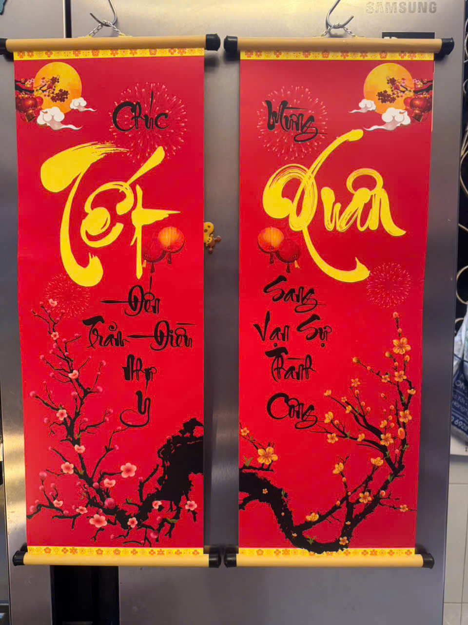 Cặp 2 Thư Pháp 25x70cm ( LỚN )