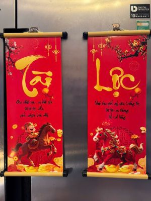 Cặp 2 Thư Pháp 20x50cm ( NHỎ )