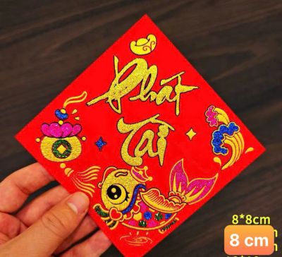 Set 10 Giấy Dán Dưa 8cm