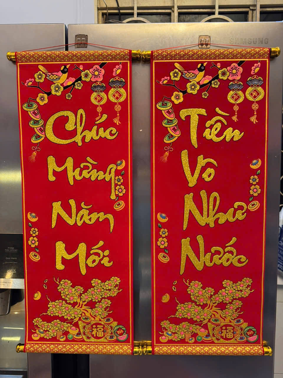 Cặp Liễn Vải Nhung