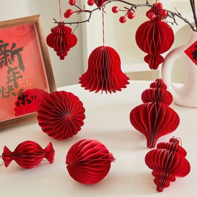 Set 10 Giấy Xếp Treo Cây