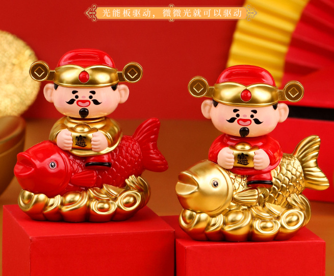 Thần Tài Cưỡi Cá Chép – mới