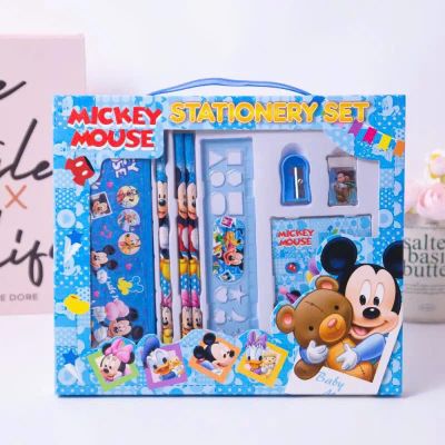 Bộ Dụng Cụ Học Tập 8 Món (kèm hộp bút)