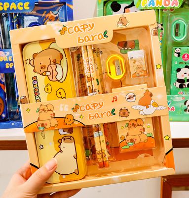 Bộ dụng cụ học tập 7 món ( kèm hộp bút )