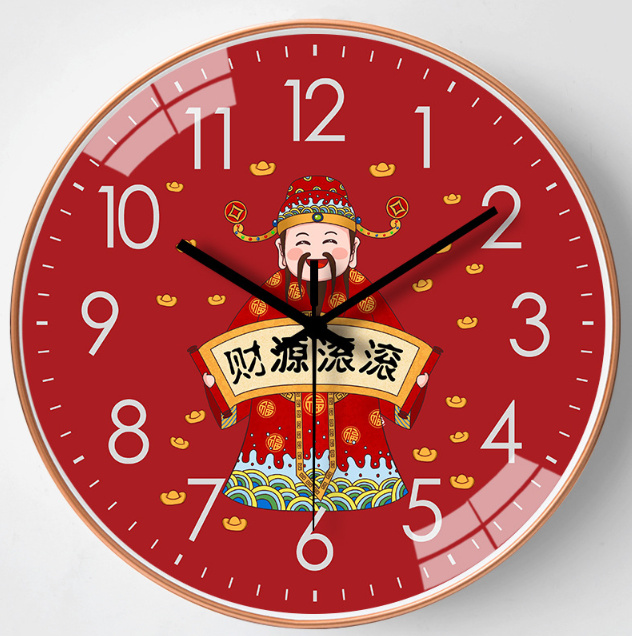 Đồng Hồ Treo Tường Thần Tài