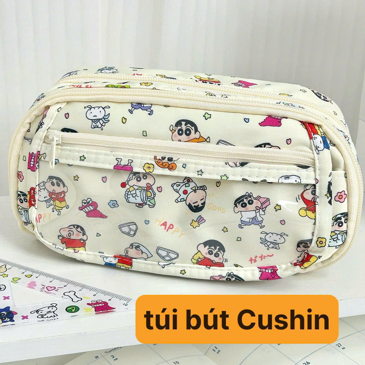 Túi Bút Cushin 6 Ngăn – Full VAT