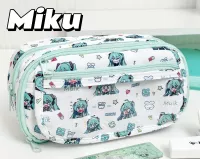 Túi Bút 6 Ngăn Miku –    Full VAT