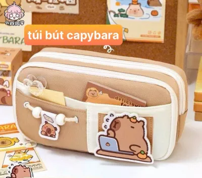Túi Bút Capybara 9 ngăn – Full VAT