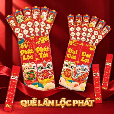 10 Bộ Bao Lì Xì 12 Quẻ 2027