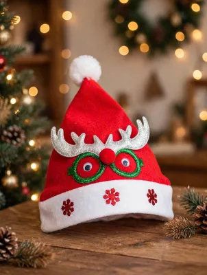 Nón Noel Vải Nhung Tuyết – Tuần Lộc