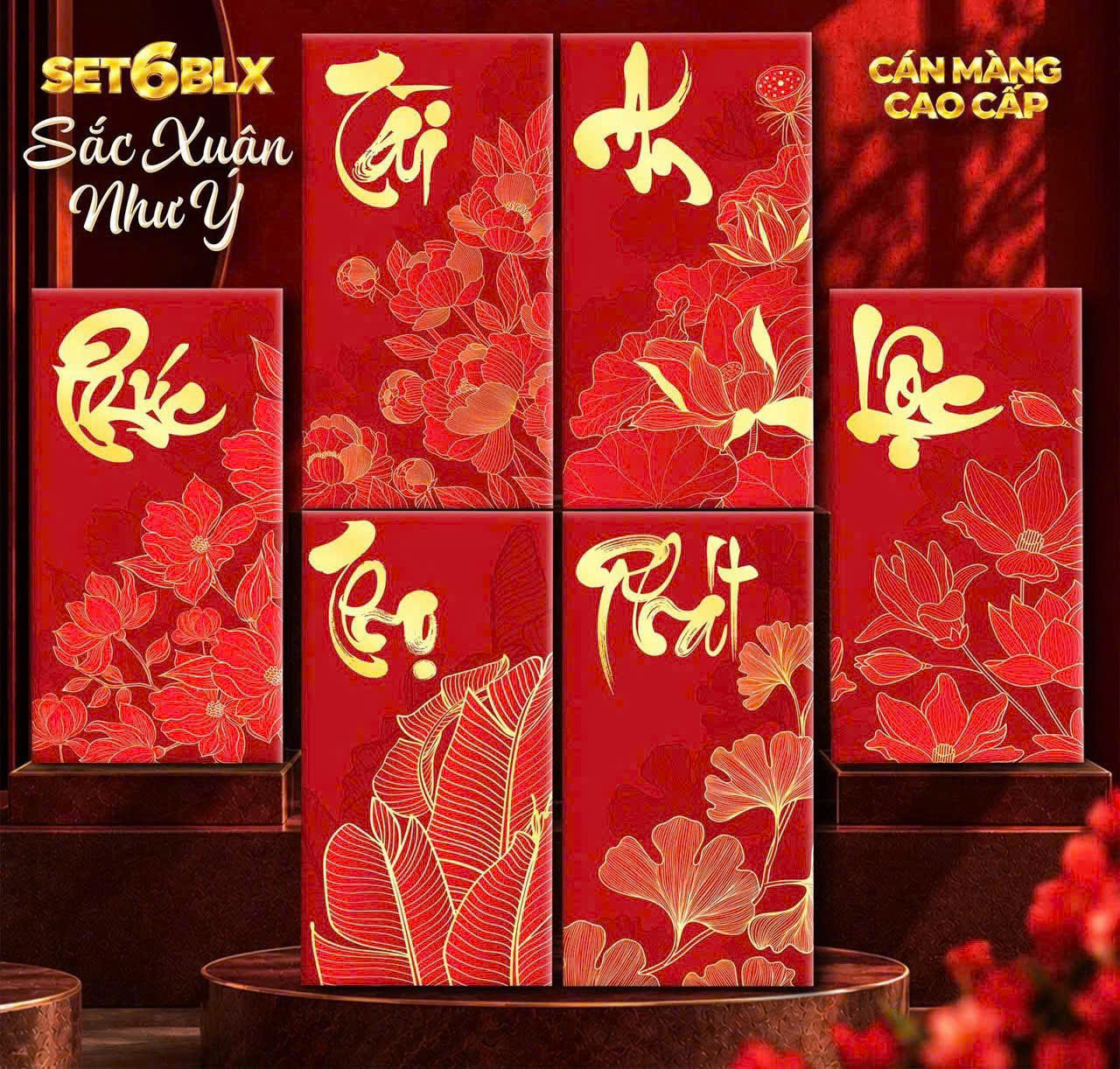 Set 60 Bao Lì Xì – Sắc Xuân Như Ý