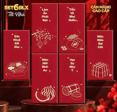Set 60 Bao Lì Xì – Bánh Chưng