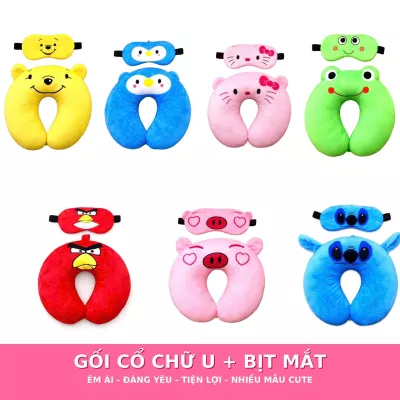 Bộ Gối Kê Cổ + Bịt Mắt