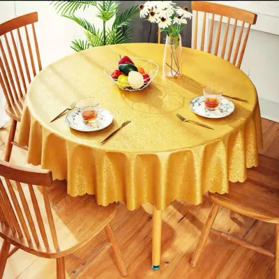 Khăn Trải Bàn Tròn 1m6 ( đỏ )
