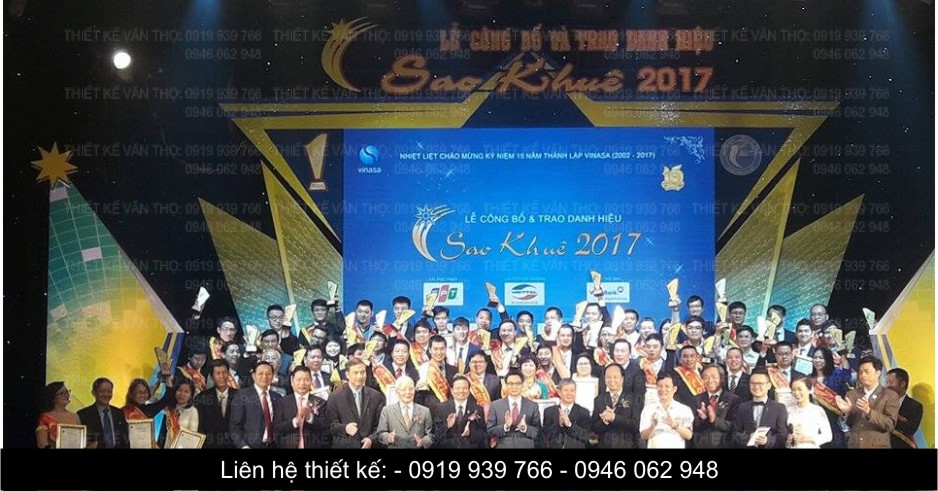 sân khấu sao khuê 2017