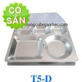 Khay cơm inox 5 ngăn D