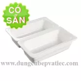 Khay GN 1/3 bằng sứ cao cấp