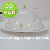 Nắp khay nhựa tròn D300