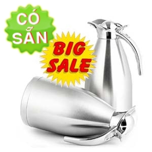 Bình inox cao cấp cách nhiệt 2 lít