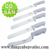 Dao inox răng cưa cán trắng