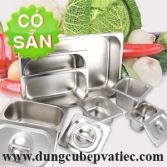 Khay inox GN đựng thức ăn tiệc buffet