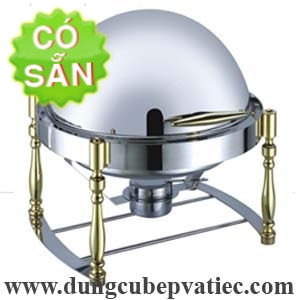 nồi buffet tròn chân cao nắp mở 180 độ CSK301